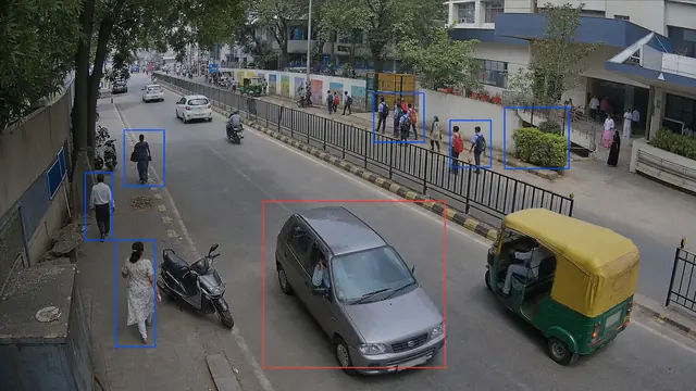 Honking in silence zones on a CCTV camera