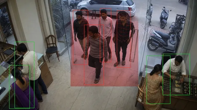 Known offenders and gangs on a CCTV camera