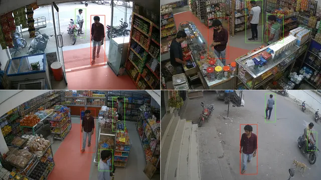 Trace a suspect across cameras on a CCTV camera