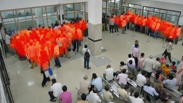 OPD, billing and pharmacy queues on a CCTV camera