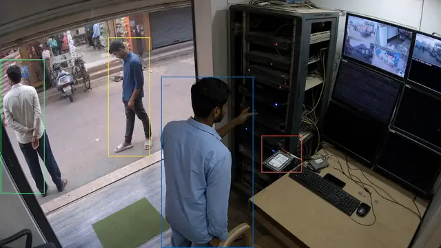 Recording failures and storage on a CCTV camera