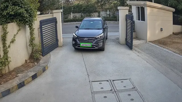 Resident and visitor vehicles on a CCTV camera