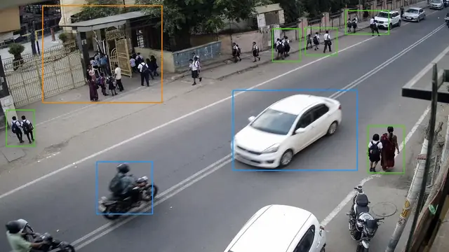 Speeding and school zones on a CCTV camera