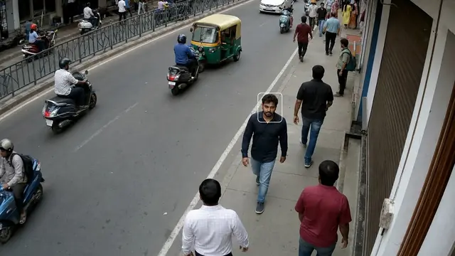 Wanted persons watchlist on a CCTV camera